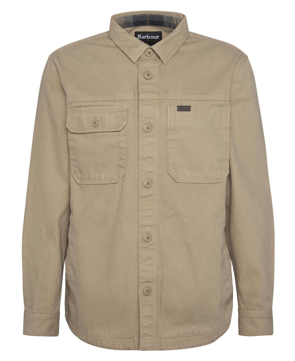 Barbour Lingfield Overshirt Stone