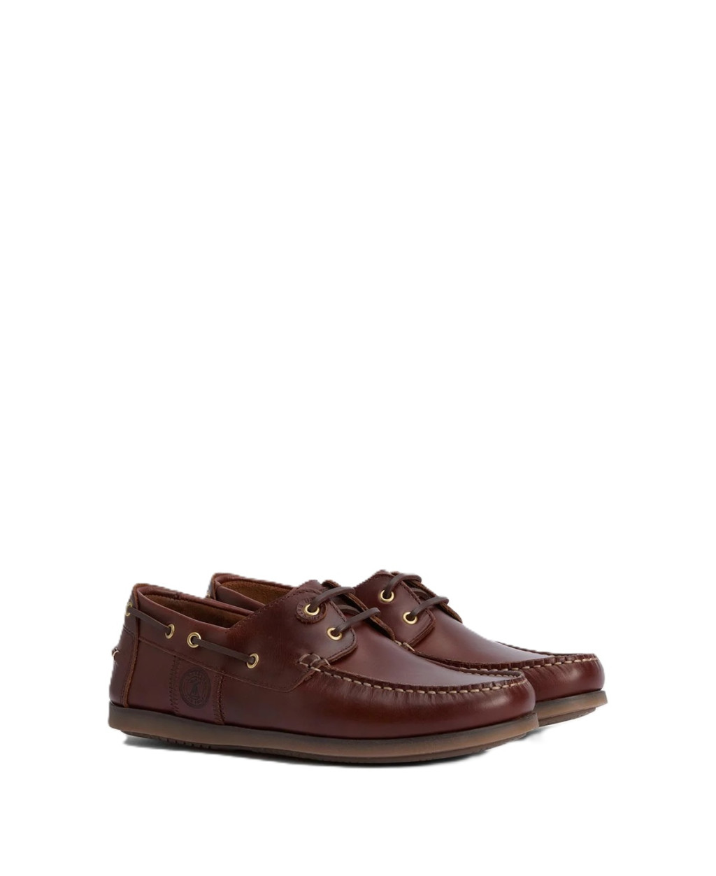 Barbour Wake Deck Shoe Mahogany
