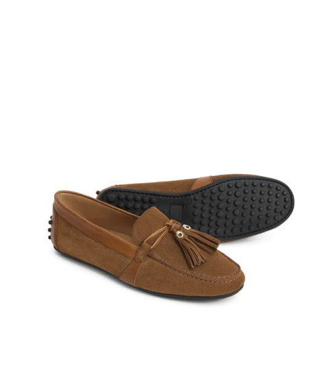 Fairfax And Favor Rutland Driver Suede Tan