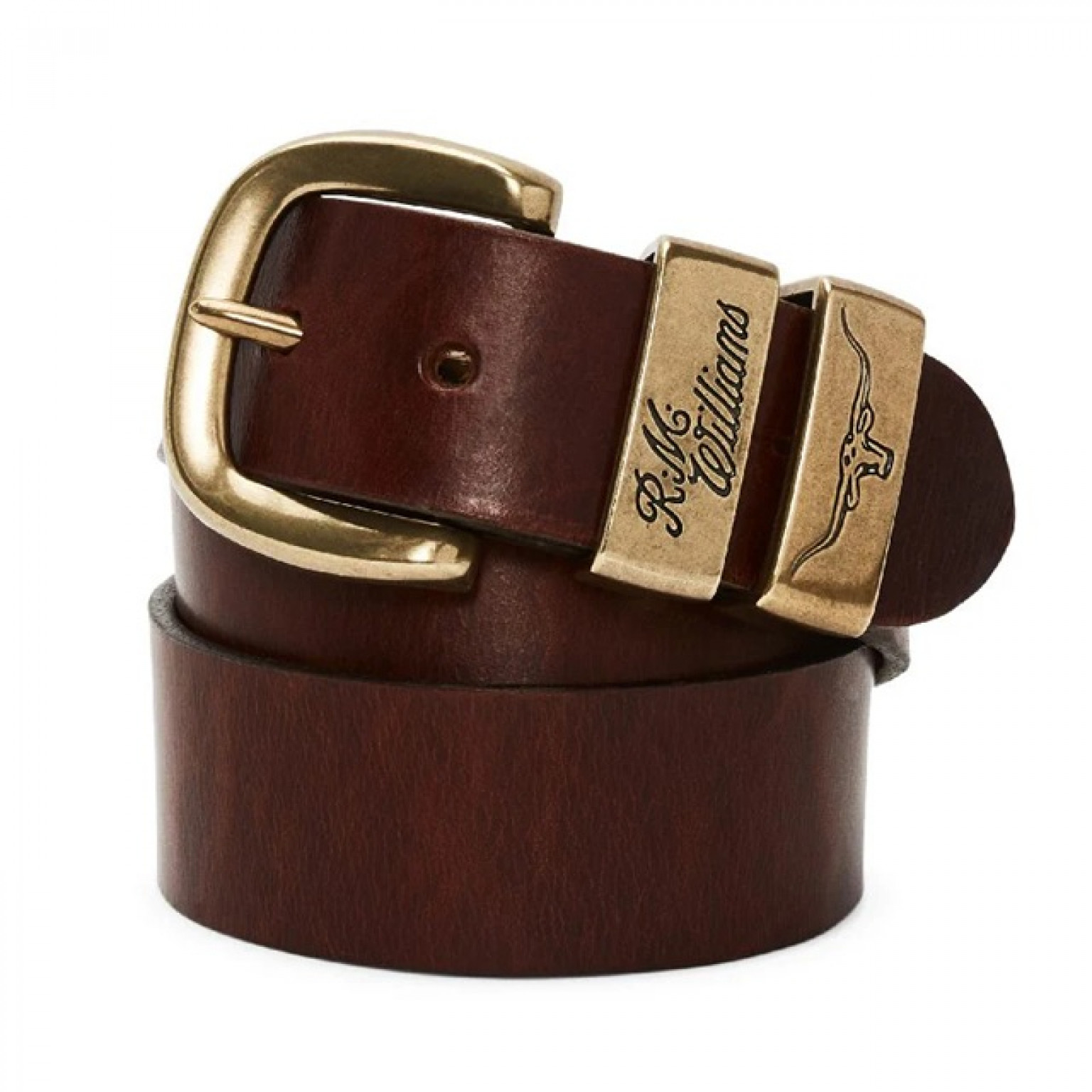 Rm Williams Drover Belt Mid Brown