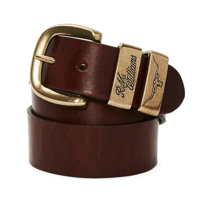 Rm Williams Drover Belt Mid Brown