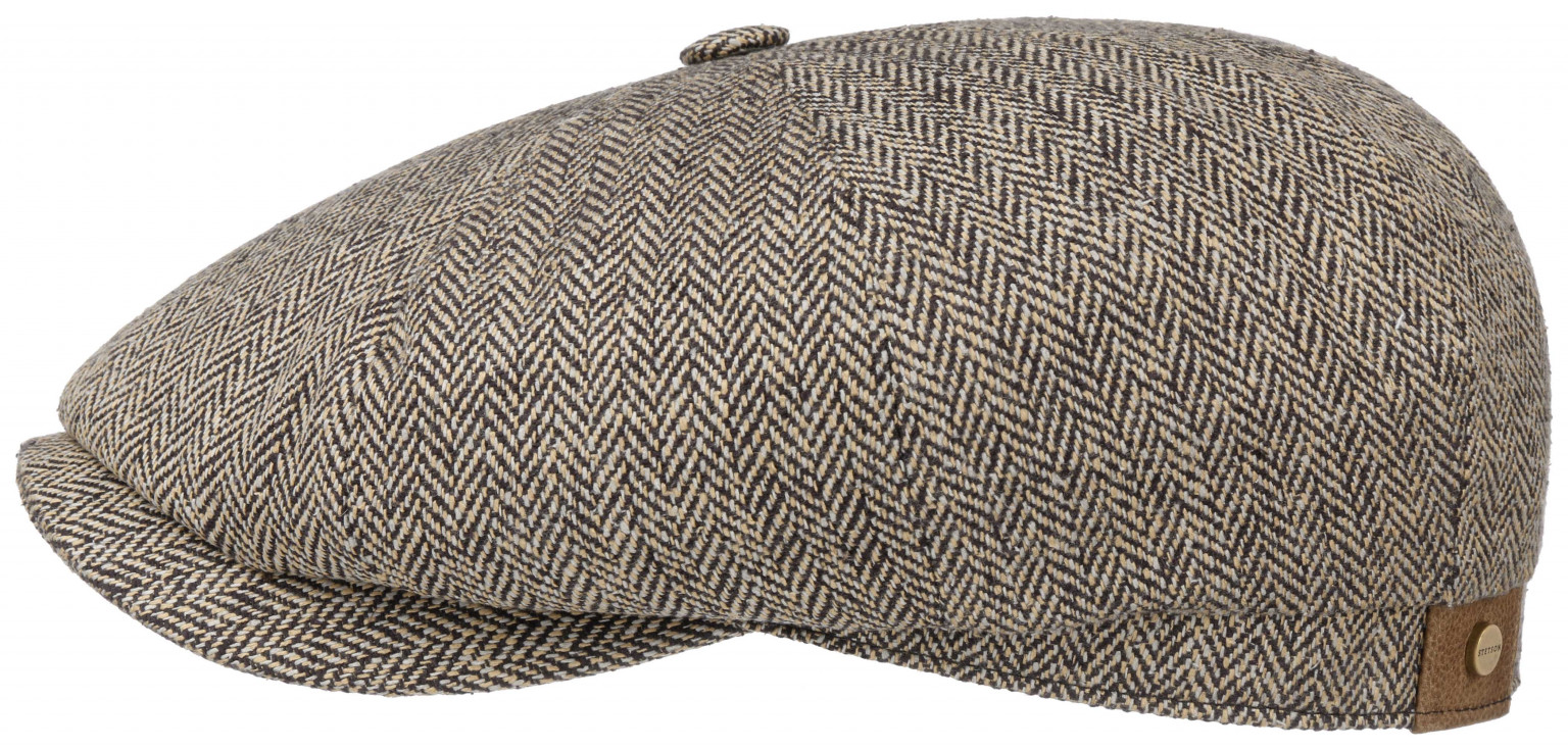 Stetson Hatteras Silk Herringbone Beige