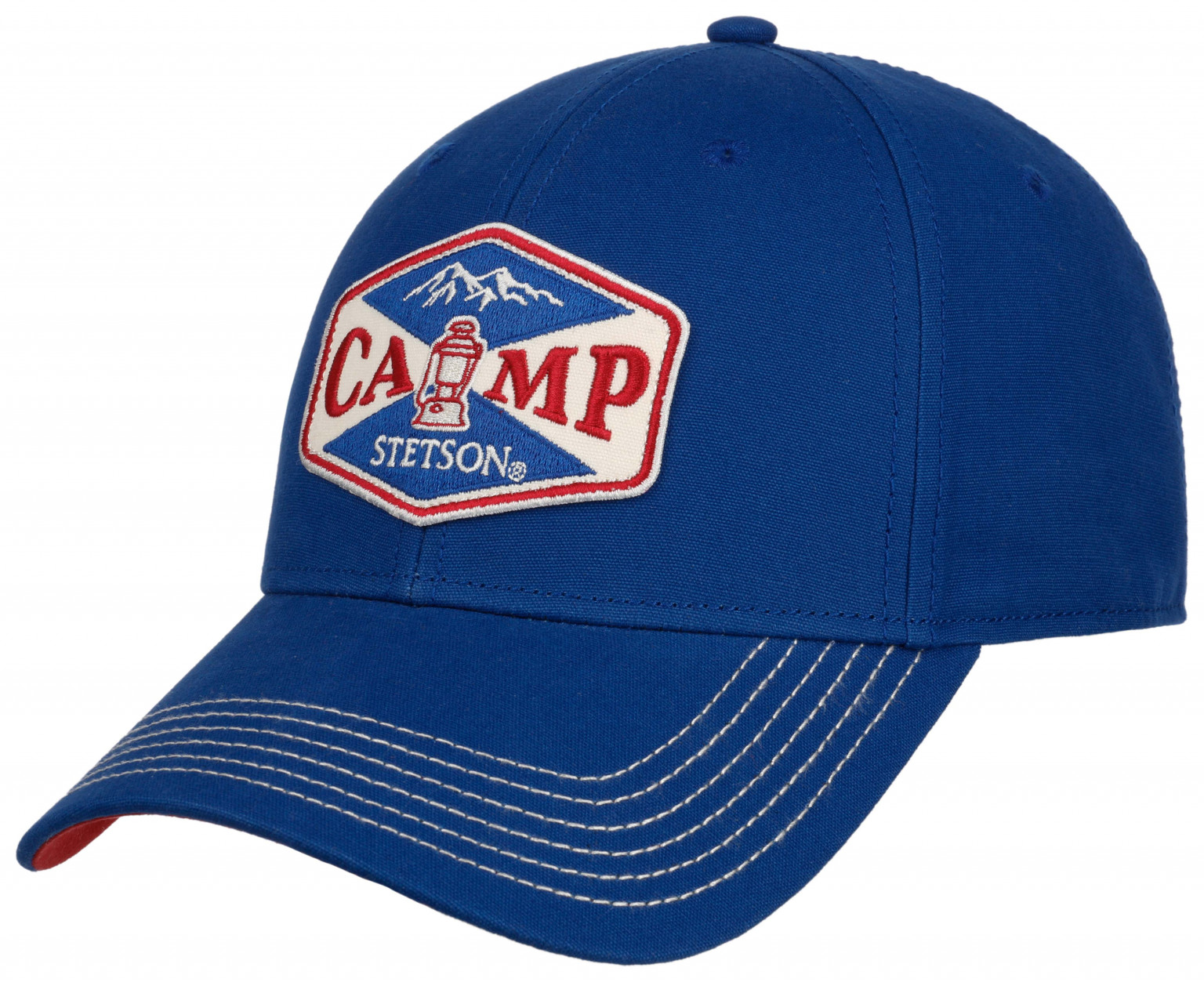Stetson Baseball Cap-Camp Logo Royal