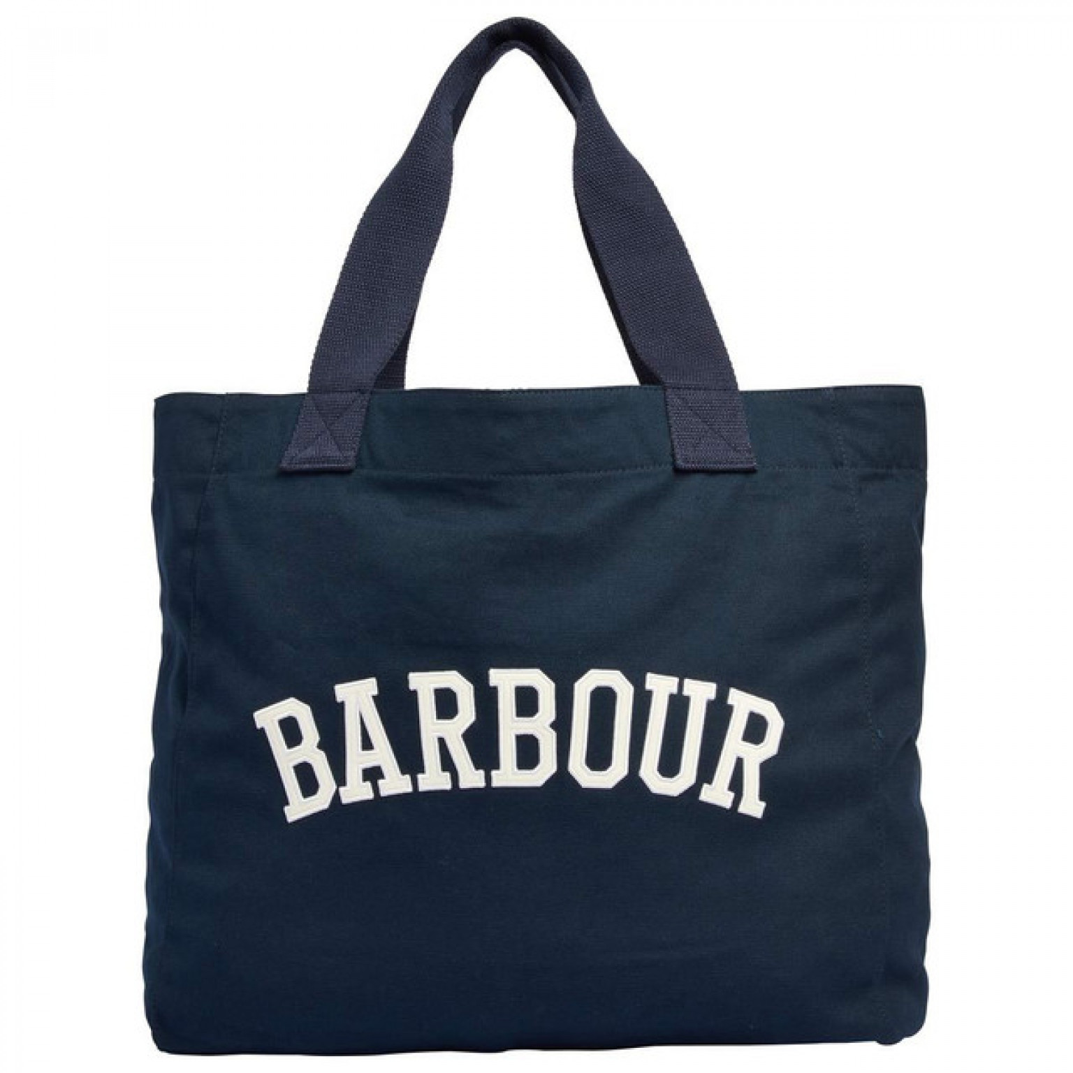 Barbour Logo Holiday Tote Navy
