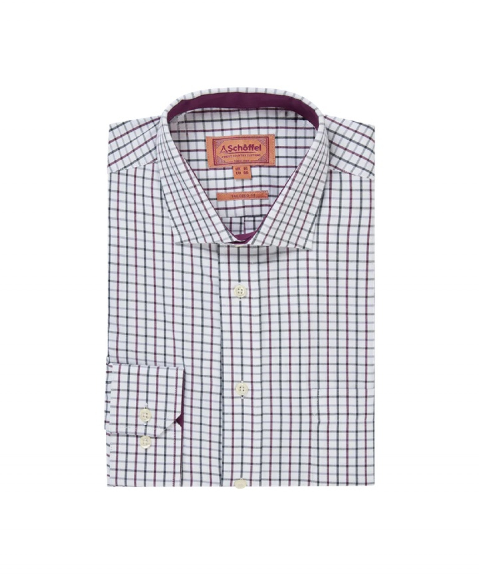 Schoffel Milton Tailored Shirt Plum