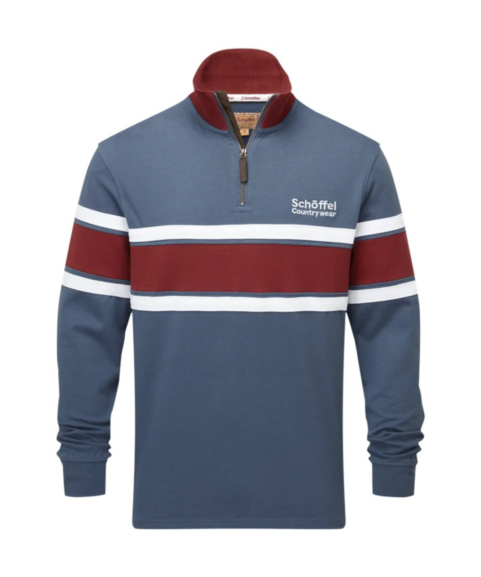 Schoffel Exmouth Heritage 1/4 Zip Oxford