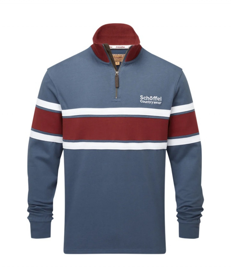 Schoffel Exmouth Heritage 1/4 Zip Oxford