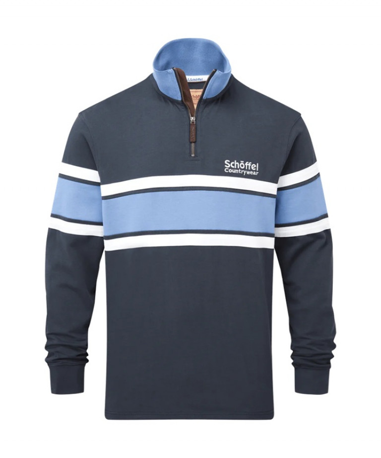 Schoffel Exmouth Heritage 1/4 Zip Petrol