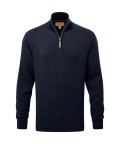Schoffel Calton Cotton Cashmere 1/4 Zip Navy