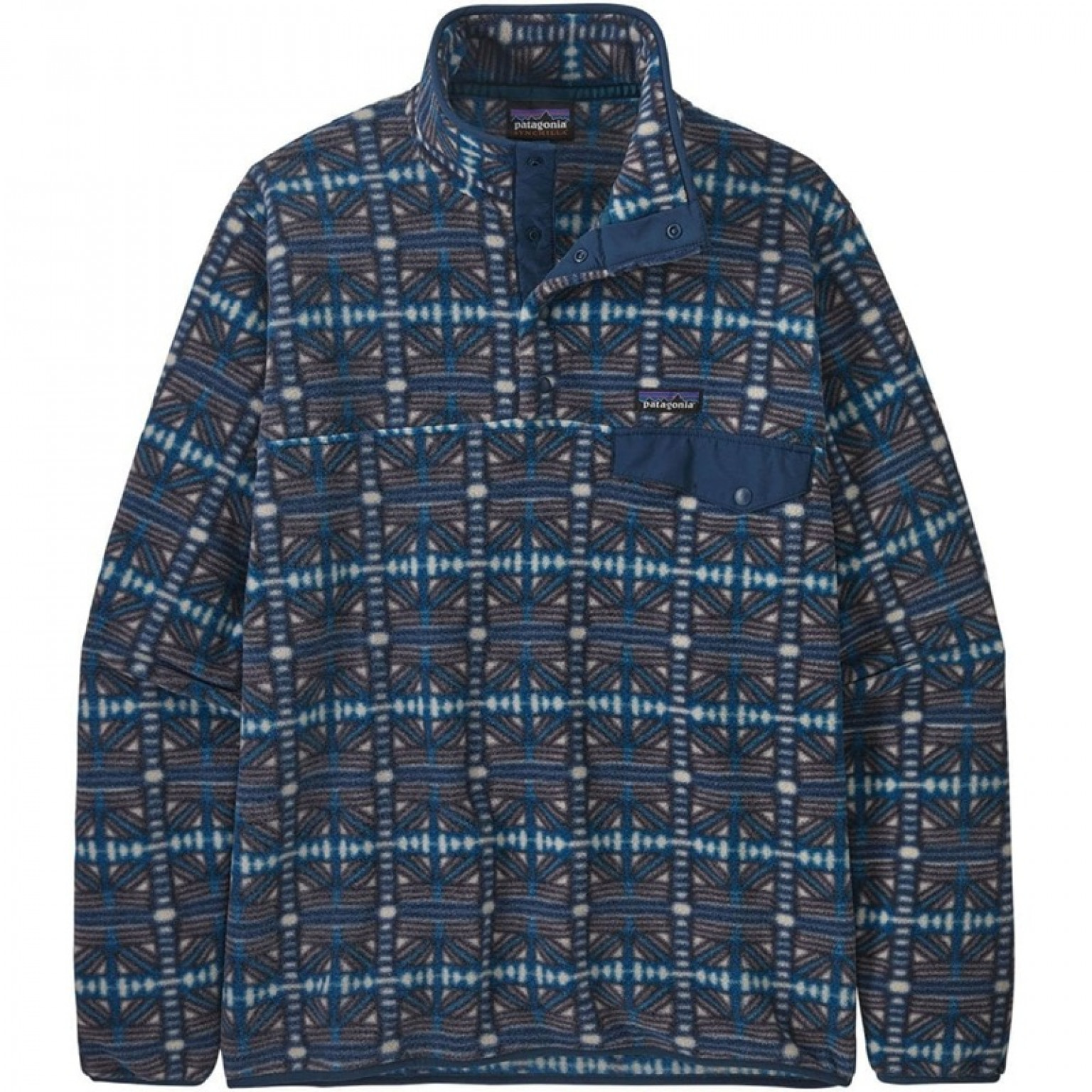Patagonia Lw Synchilla Snap-T Pullover Snow Beam