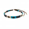 Pampeano Pampa Leather Hat Band Turquoise