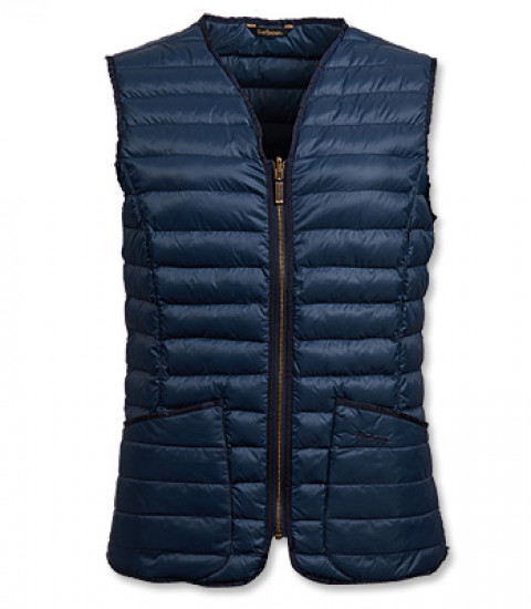 Barbour Baffle Betty Liner Navy