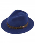 Alan Paine Richmond Hat-Feather Band Blue