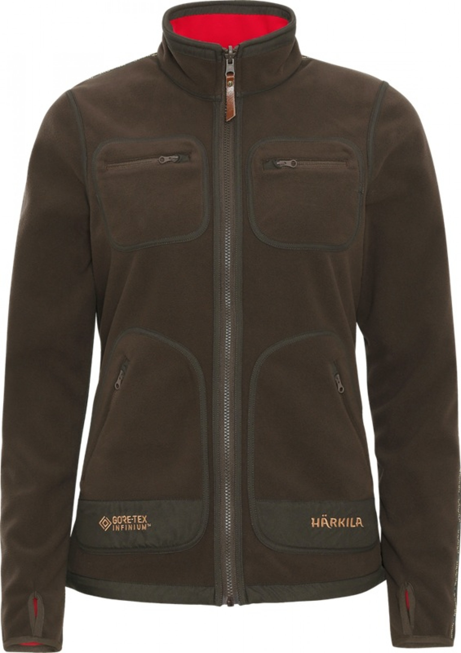 Harkila Womens Kamko Fleece Brown