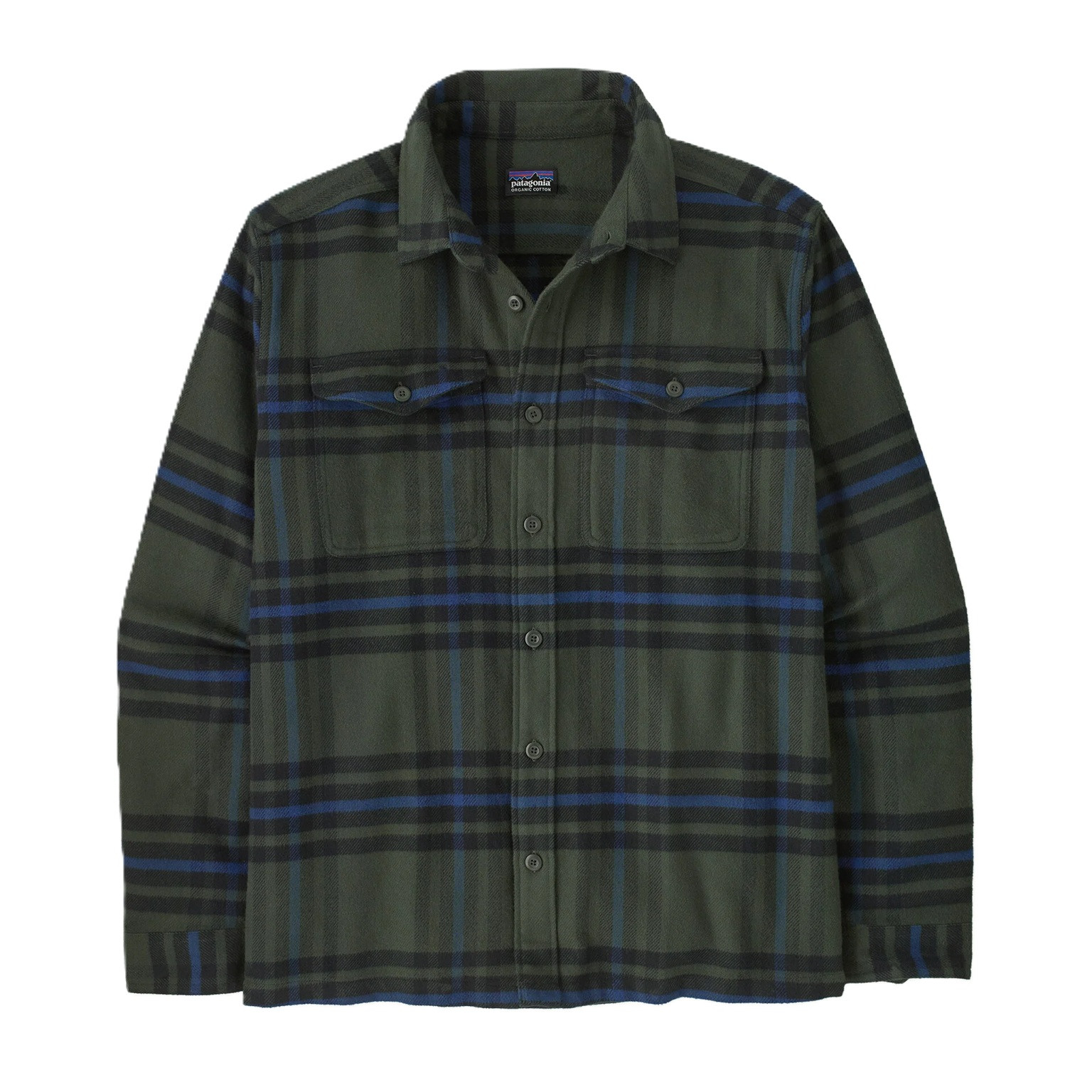 Patagonia Mens Fjord Flannel Shirt Green