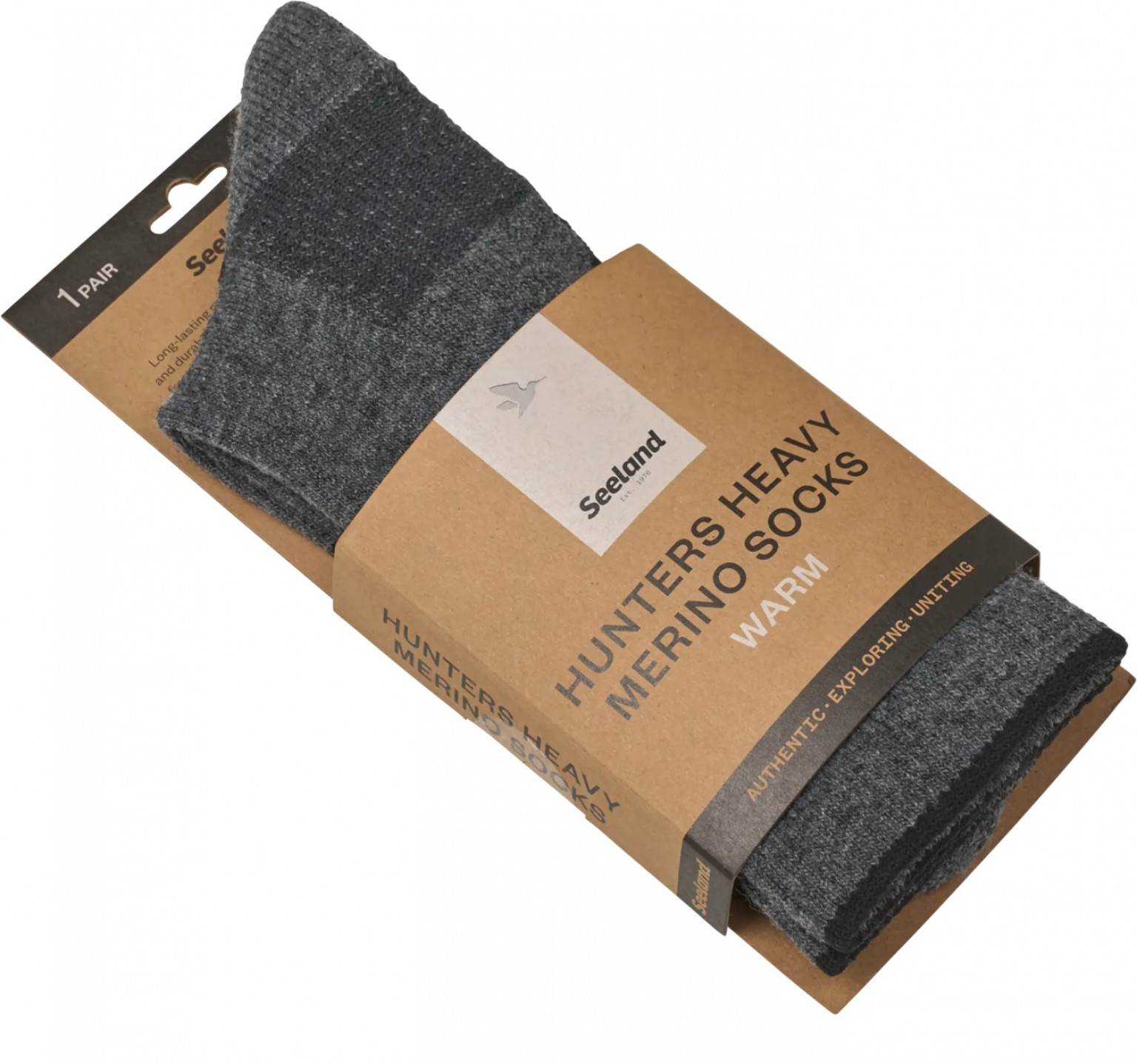 Seeland Field Heavy Merino Sock Grey