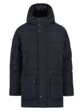 Barbour Hooded Bedale Puffer Navy