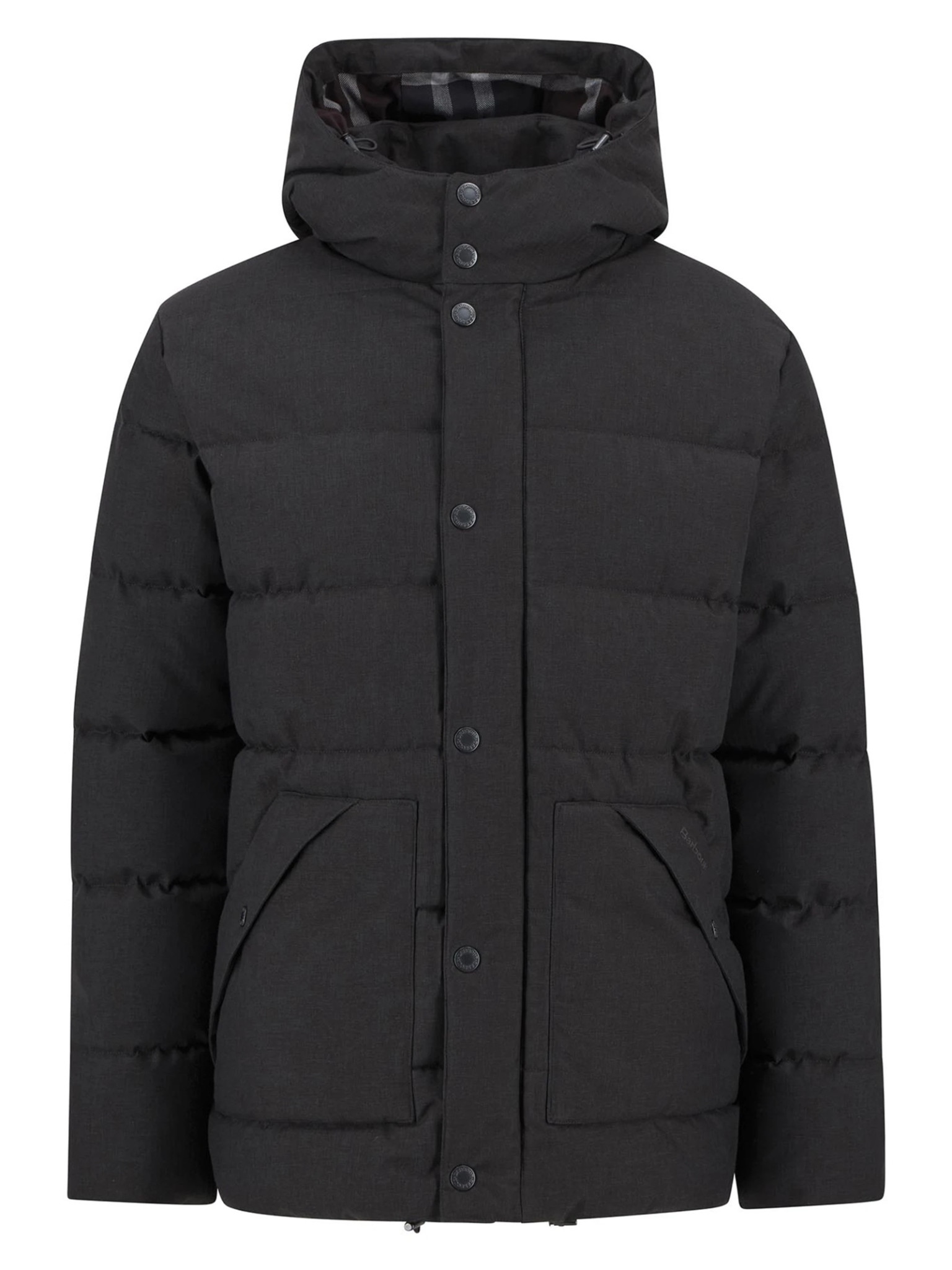 Barbour Brampton Puffer Jacket Charcoal