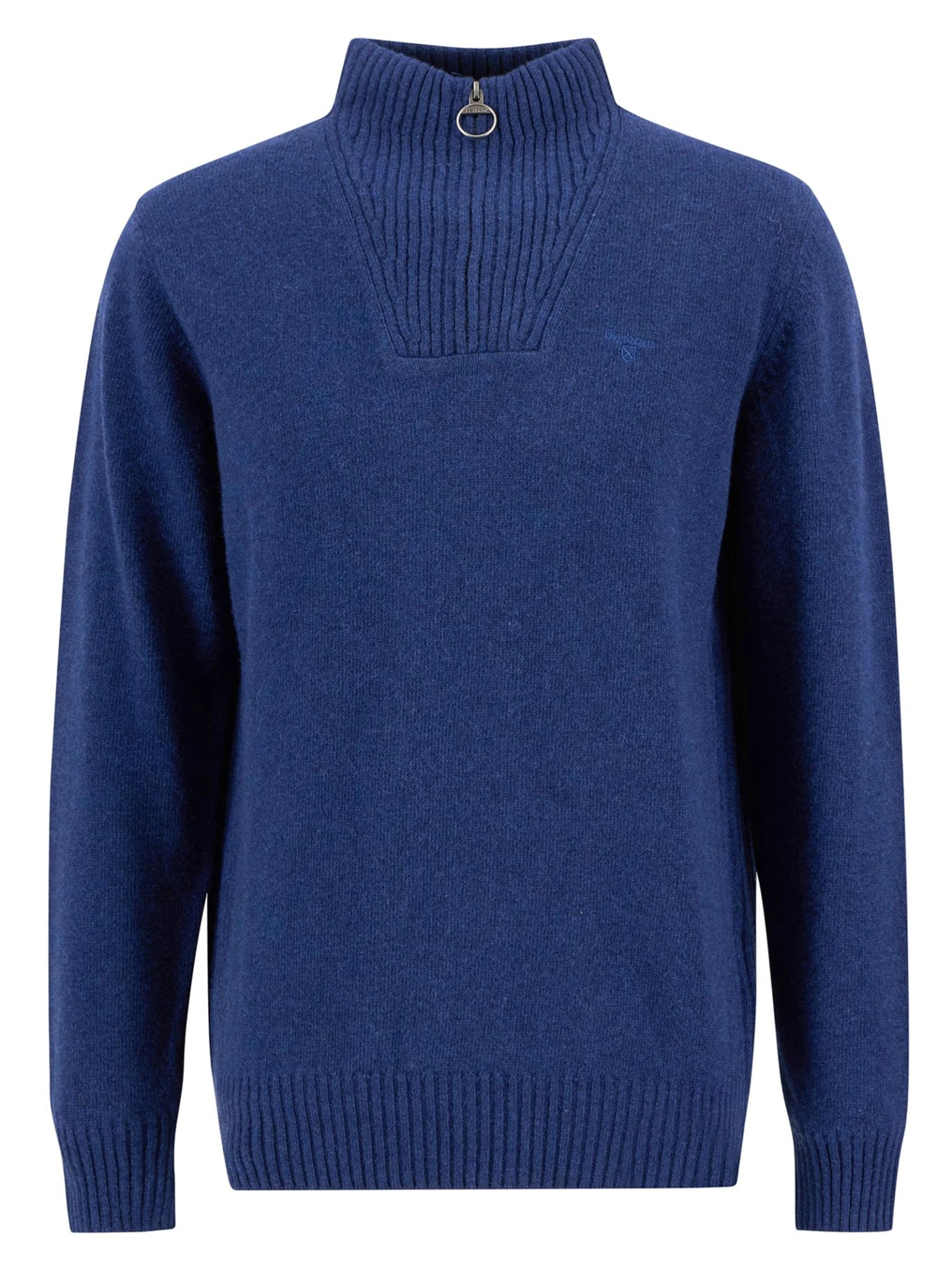Barbour Essential Lambswool 1/4 Zip Atlantic