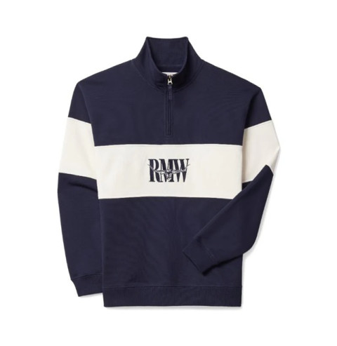 Rm Williams Heritage 1/4 Zip Sweatshirt Navy
