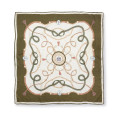 Hicks And Brown The Melford Silk Scarf Green