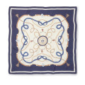 Hicks And Brown The Melford Silk Scarf Navy
