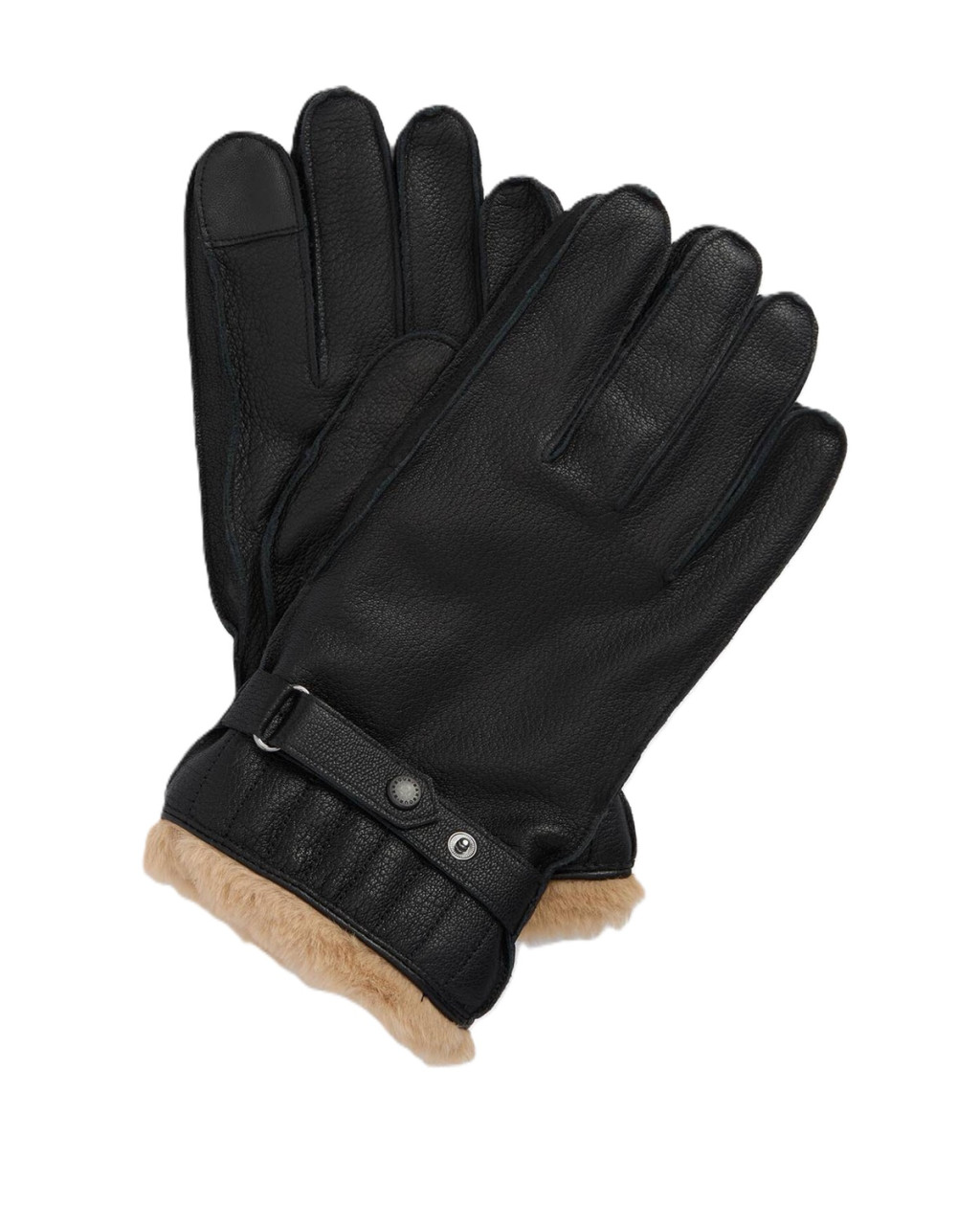 Barbour Leather Utility Gloves Black