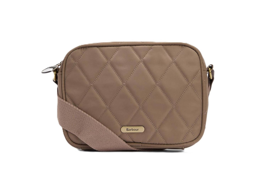 Barbour Quilted Cross Body Bag Sand