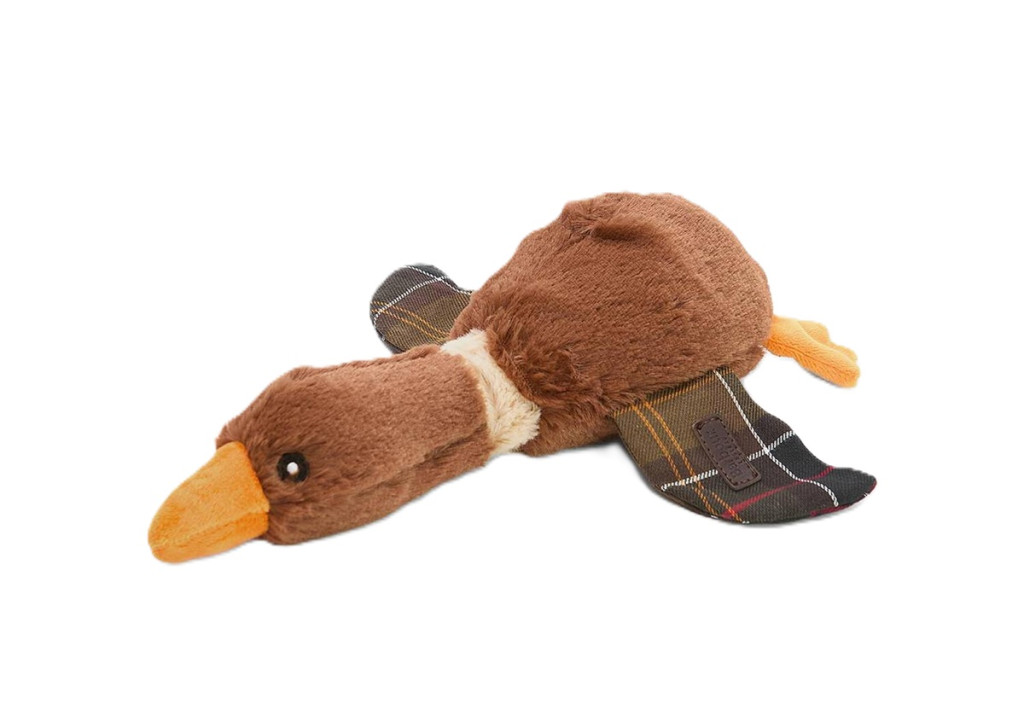 Barbour Flying Duck Dog Toy Brown