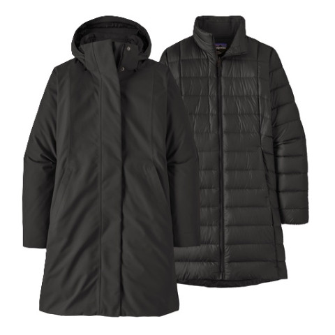 Patagonia Womens Tres 3 In 1 Parka Black