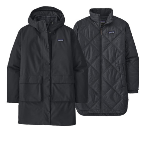 Patagonia Wms Pine Bank 3 In 1 Parka Pitch Blue