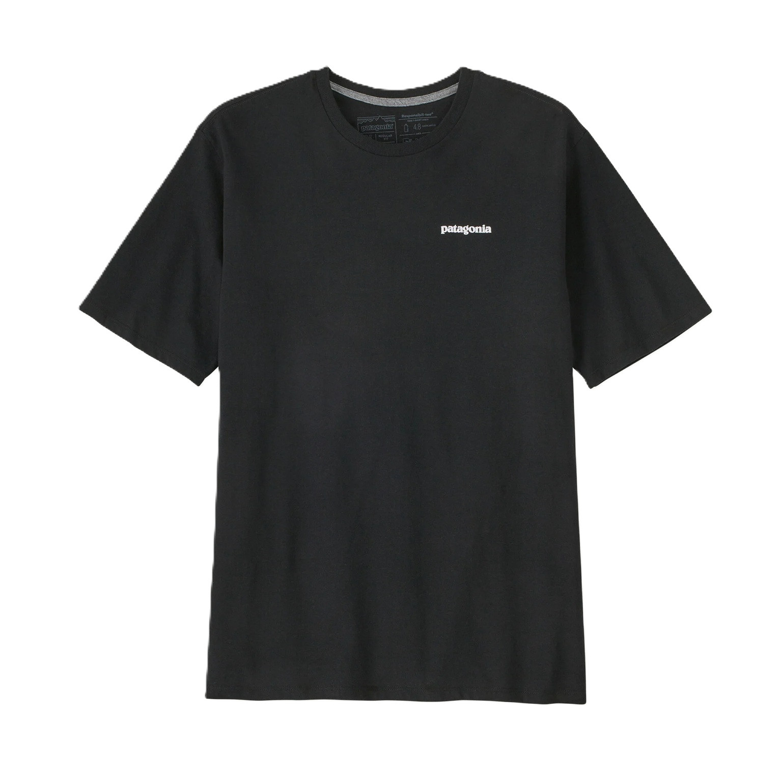 Patagonia P6 Logo Responsibility T Black