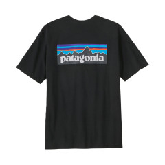 Patagonia P6 Logo Responsibility T Black