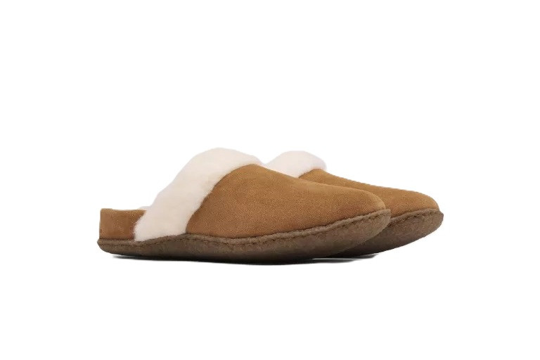 Sorel Nakiska Slide Slipper Camel