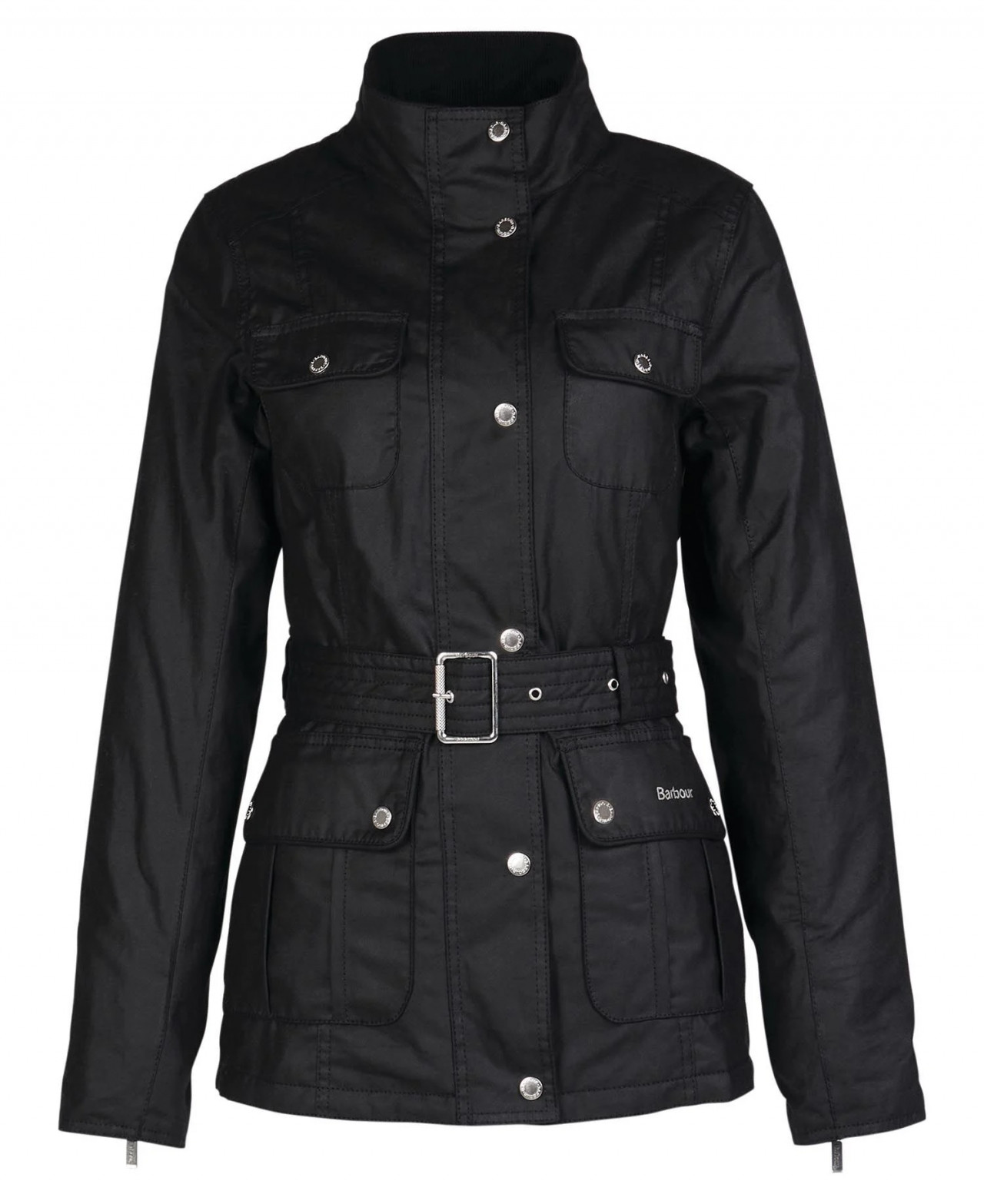 Barbour Winter Belted Utility Black | Jacks 1952