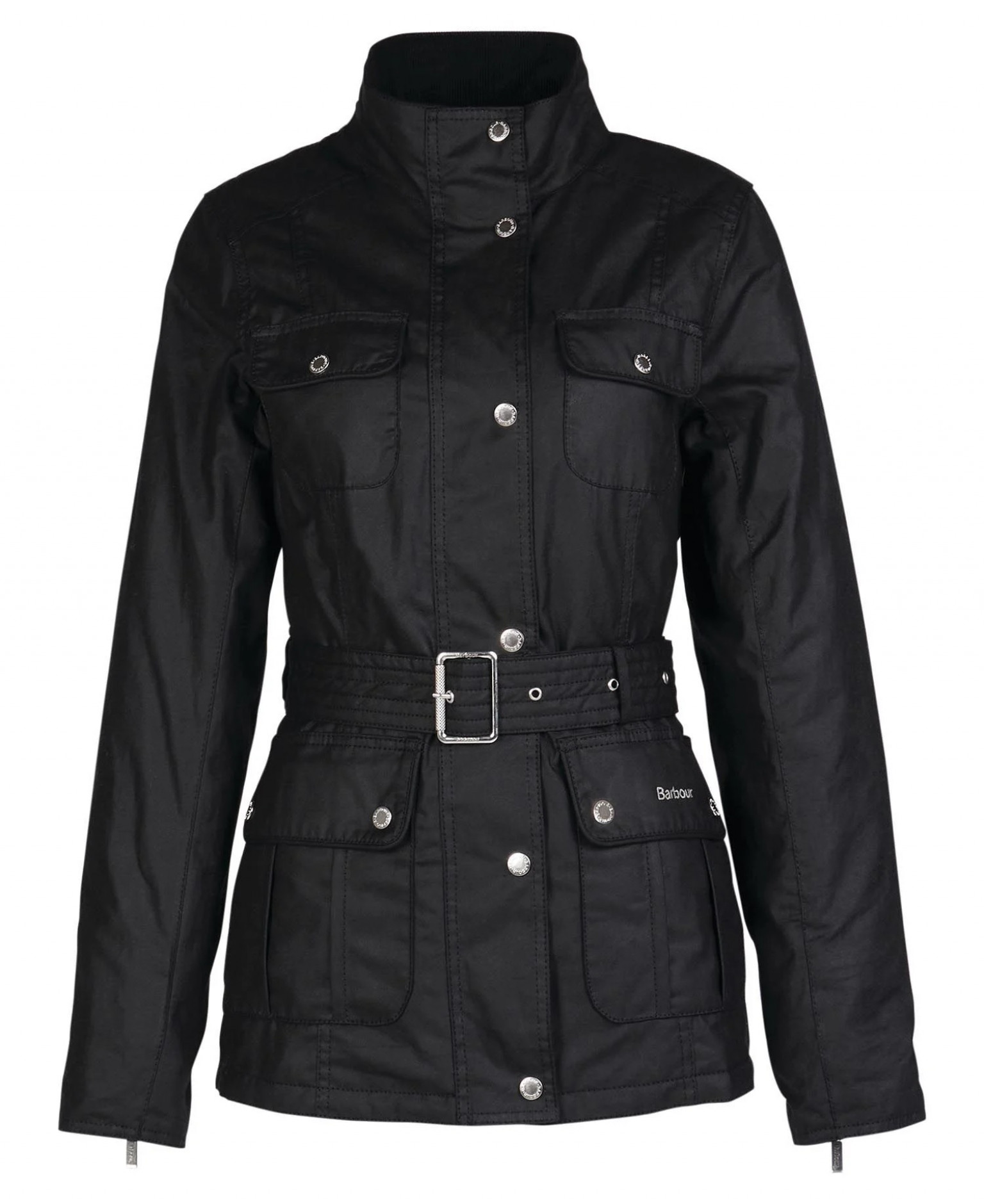 Barbour Winter Belted Utility Black