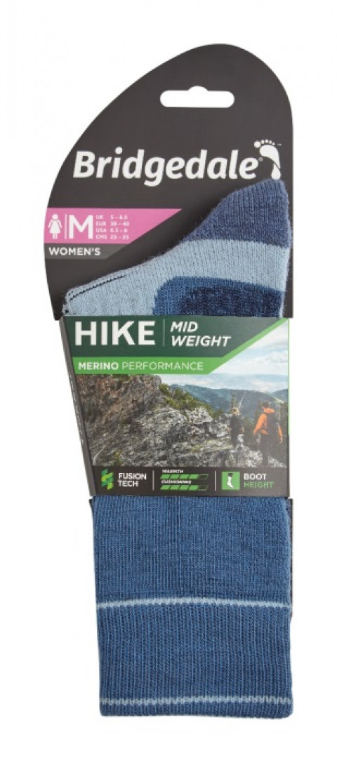 Bridgedale Wms Hike Mw Endurance Boot Blue