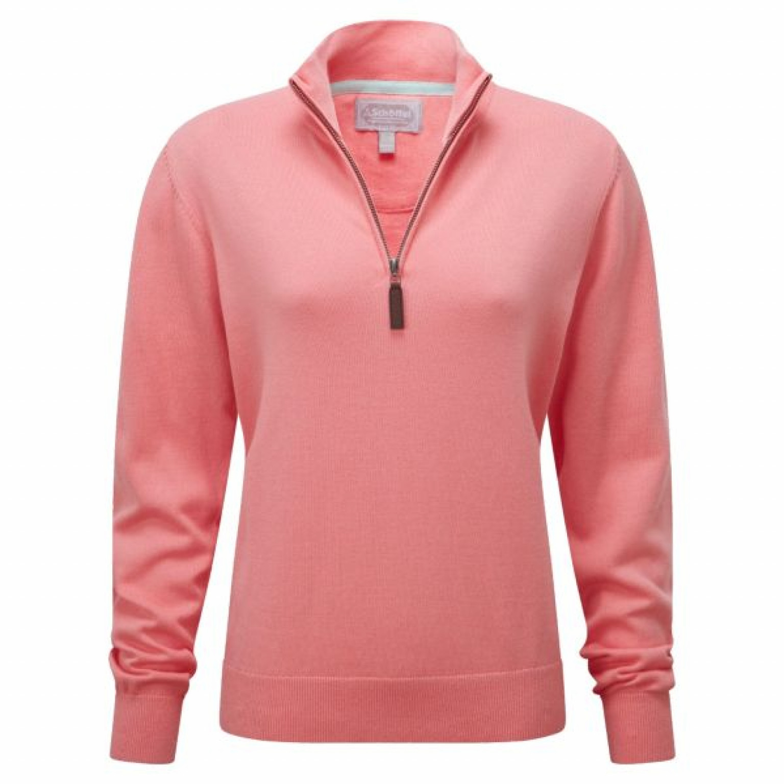 Schoffel Polperro Pima 1/4 Zip Flamingo