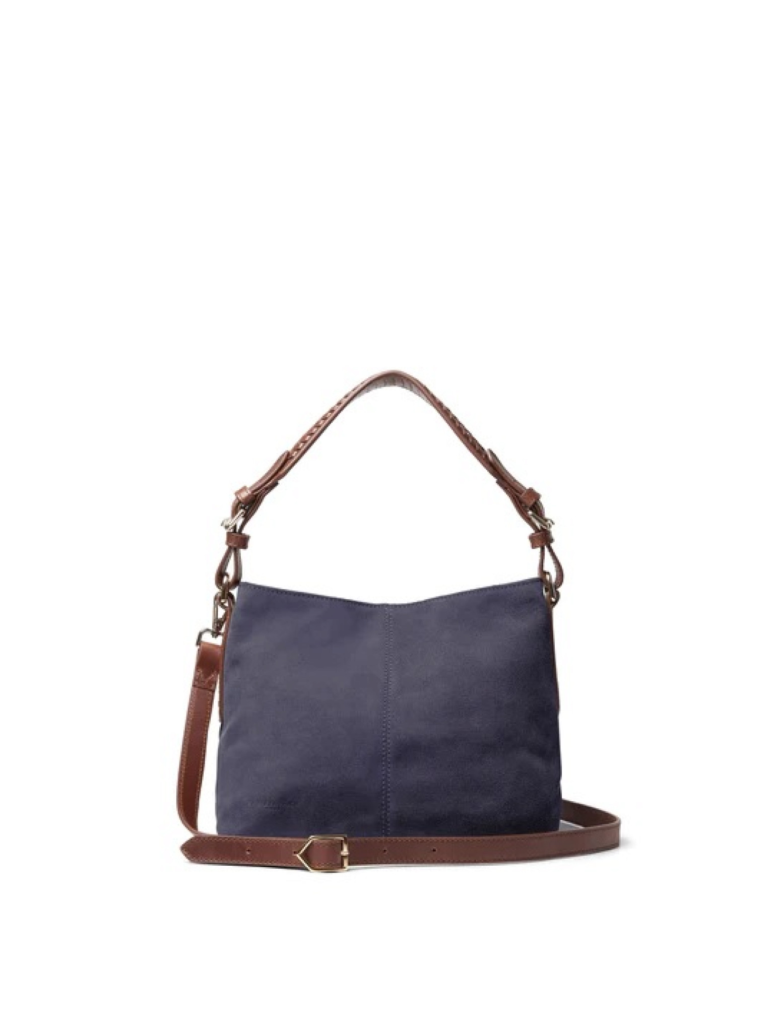 Fairfax And Favor Mini Tetbury Suede Handbag Ink