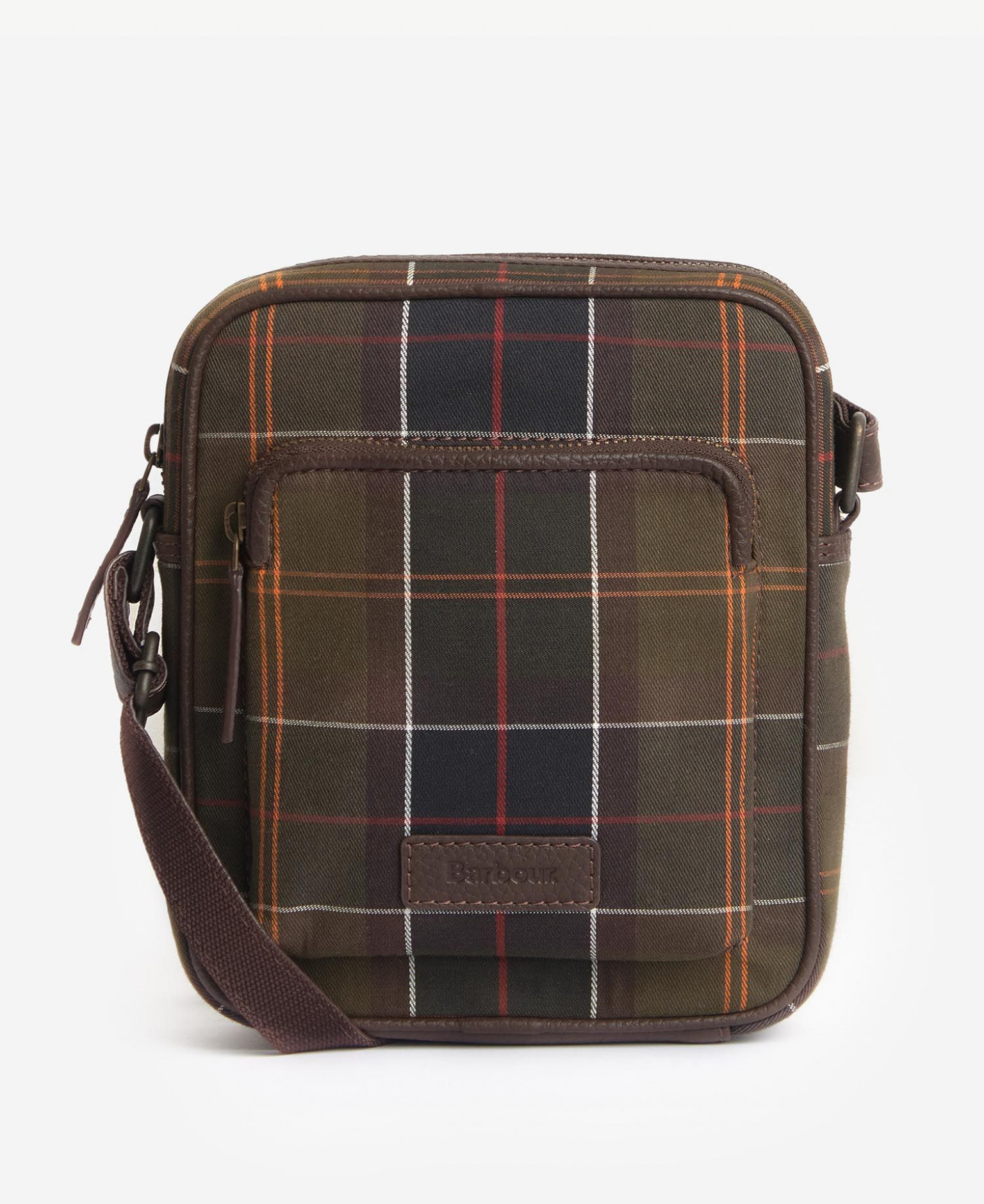 Barbour Tartan Leather Cross Body Classic