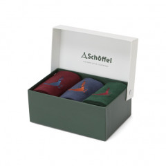 Schoffel Bamboo Sock 3 Pack Pheasant