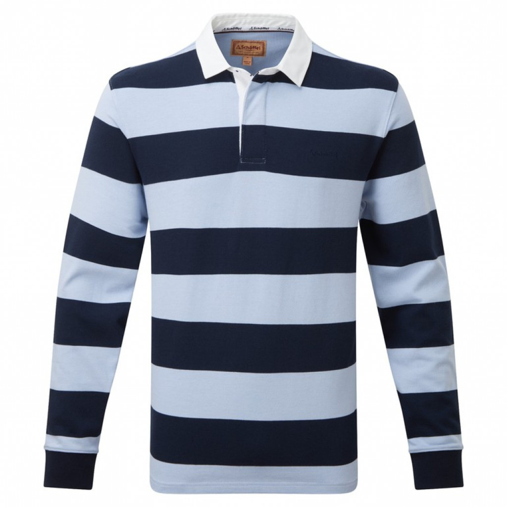 Schoffel St Mawes Rugby Shirt Navy/Pale