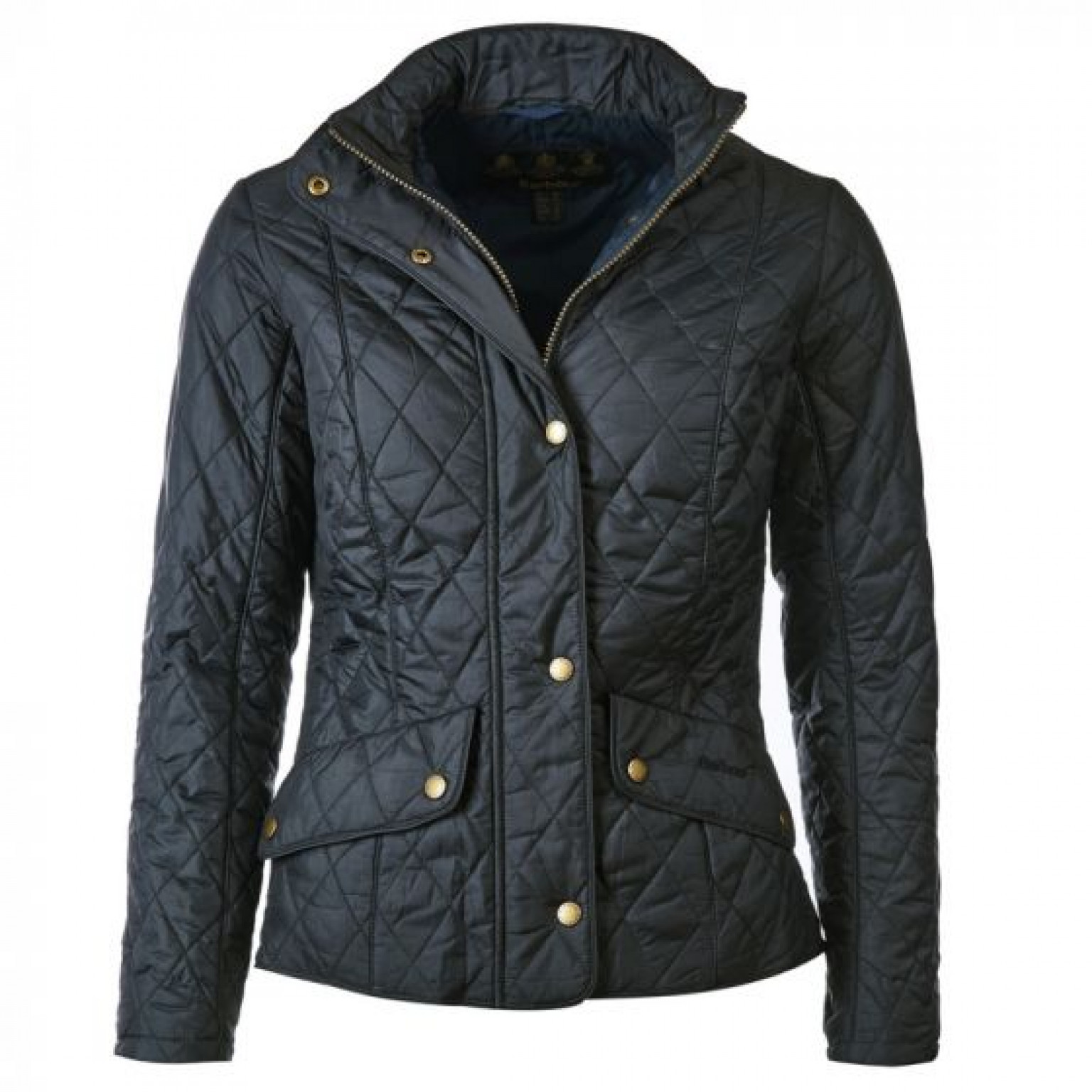 Barbour Flyweight Cavalry Quilt Navy