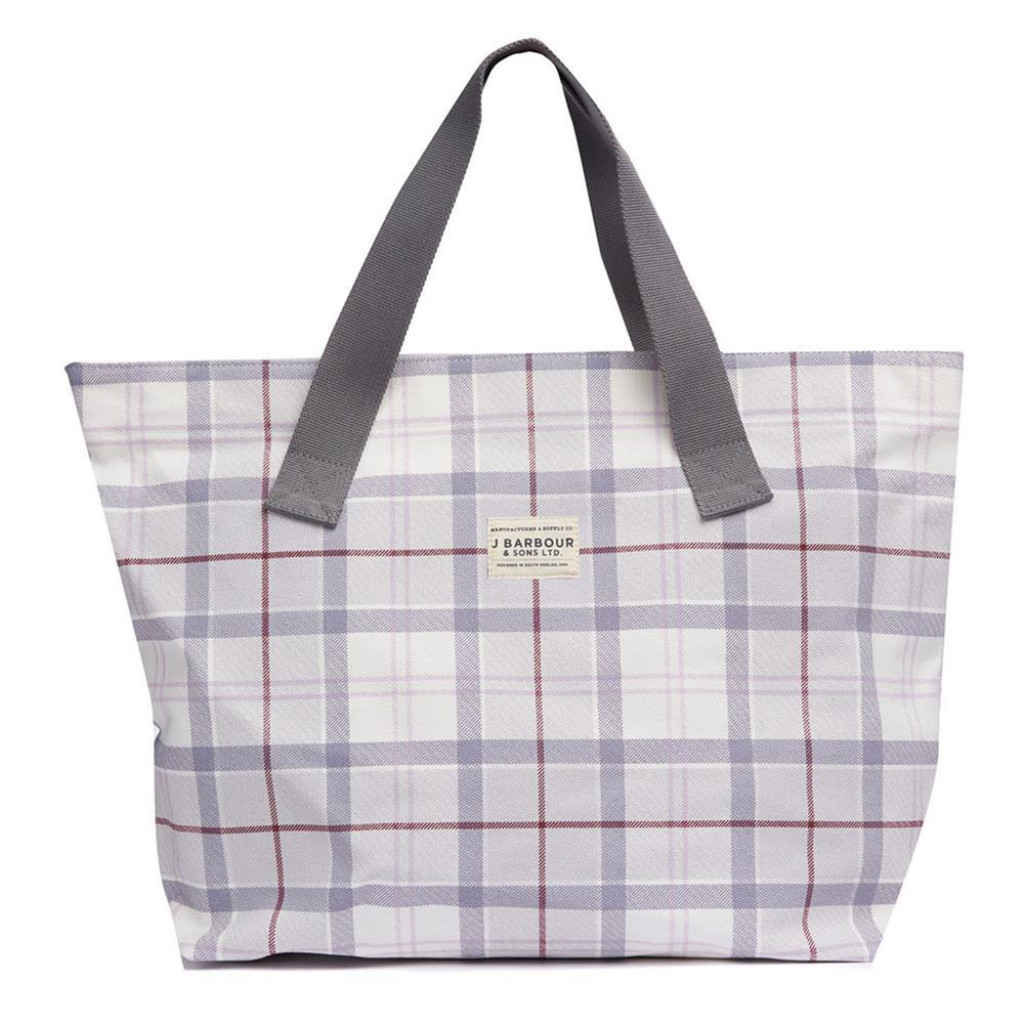 Barbour Printed Shopper Platinum