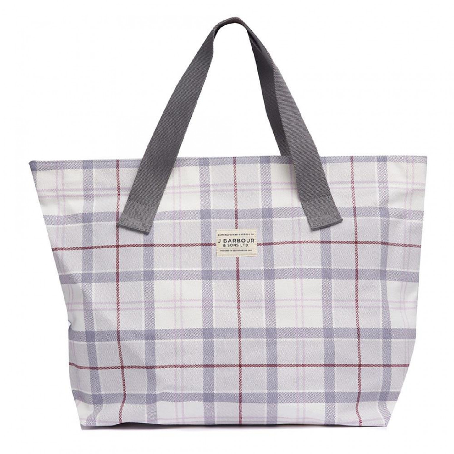 Barbour Printed Shopper Platinum