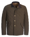 Barbour Shoveler Quilt Jacket Dark Olive