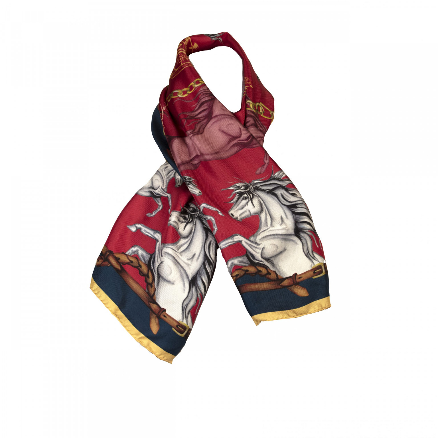 Clare Haggas Hold Your Horses Red/Navy