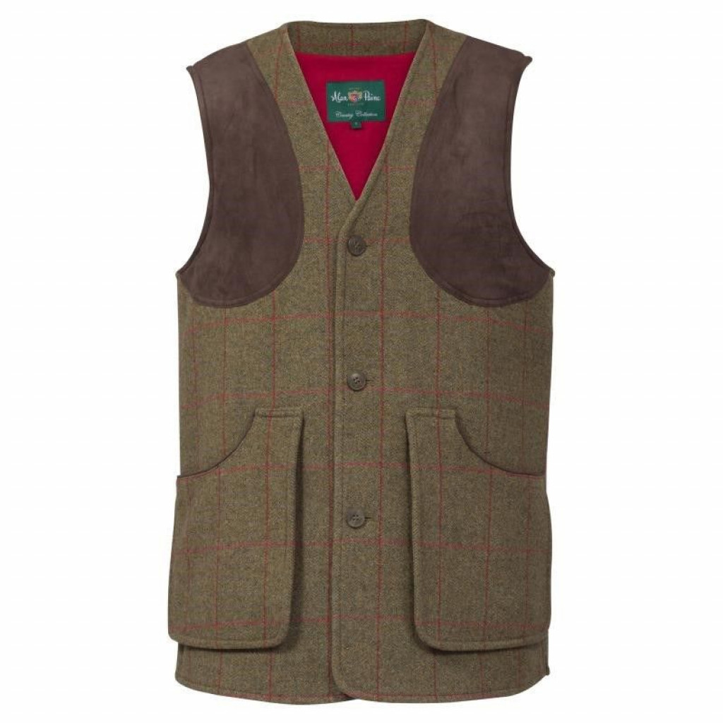 Alan Paine Combrook Waistcoat Sage