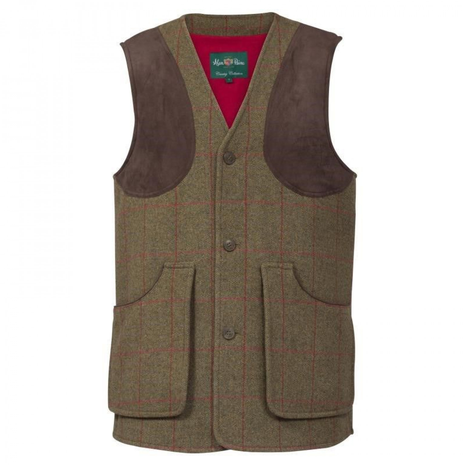 Alan Paine Combrook Waistcoat Sage