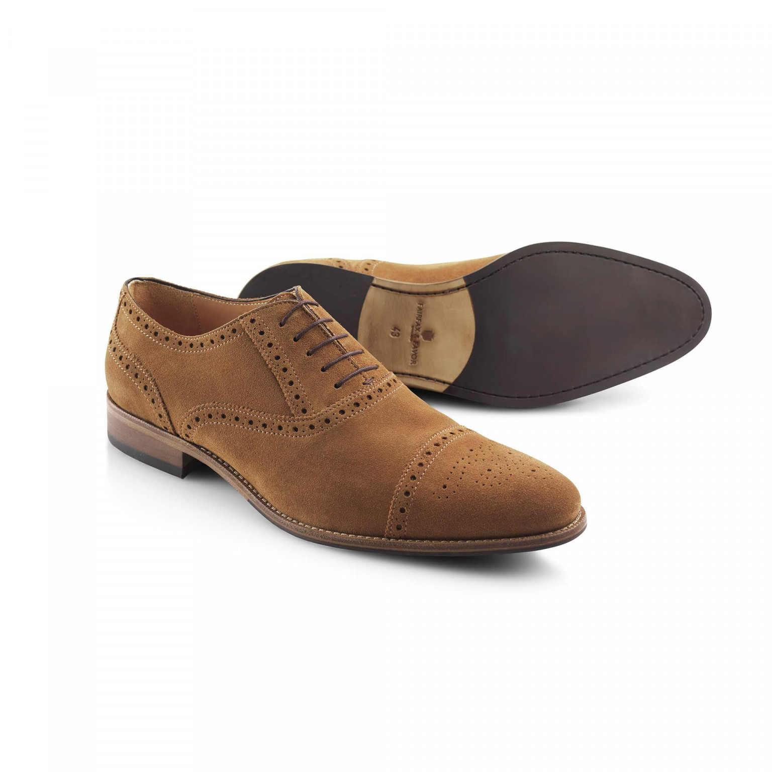 Fairfax And Favor Houghton Brogues Tan